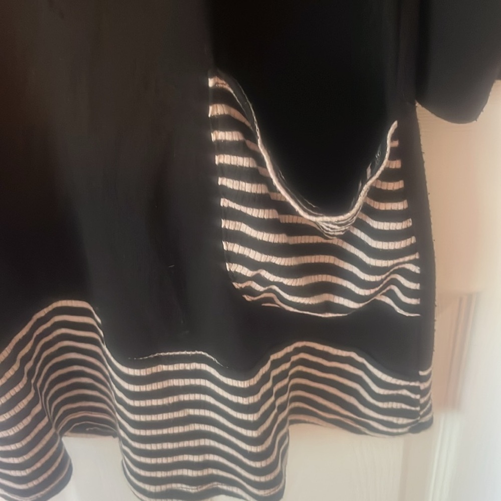 Striped Cowl Neck Sweater/Tunic - Picture 3 of 4
